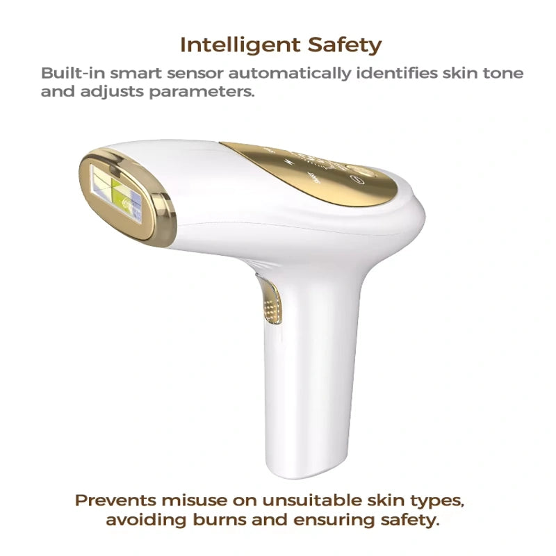 Portable Automatic Skin Recognition Function Painless Home Use Hair Removal Ipl Laser Epilator Hair Removal