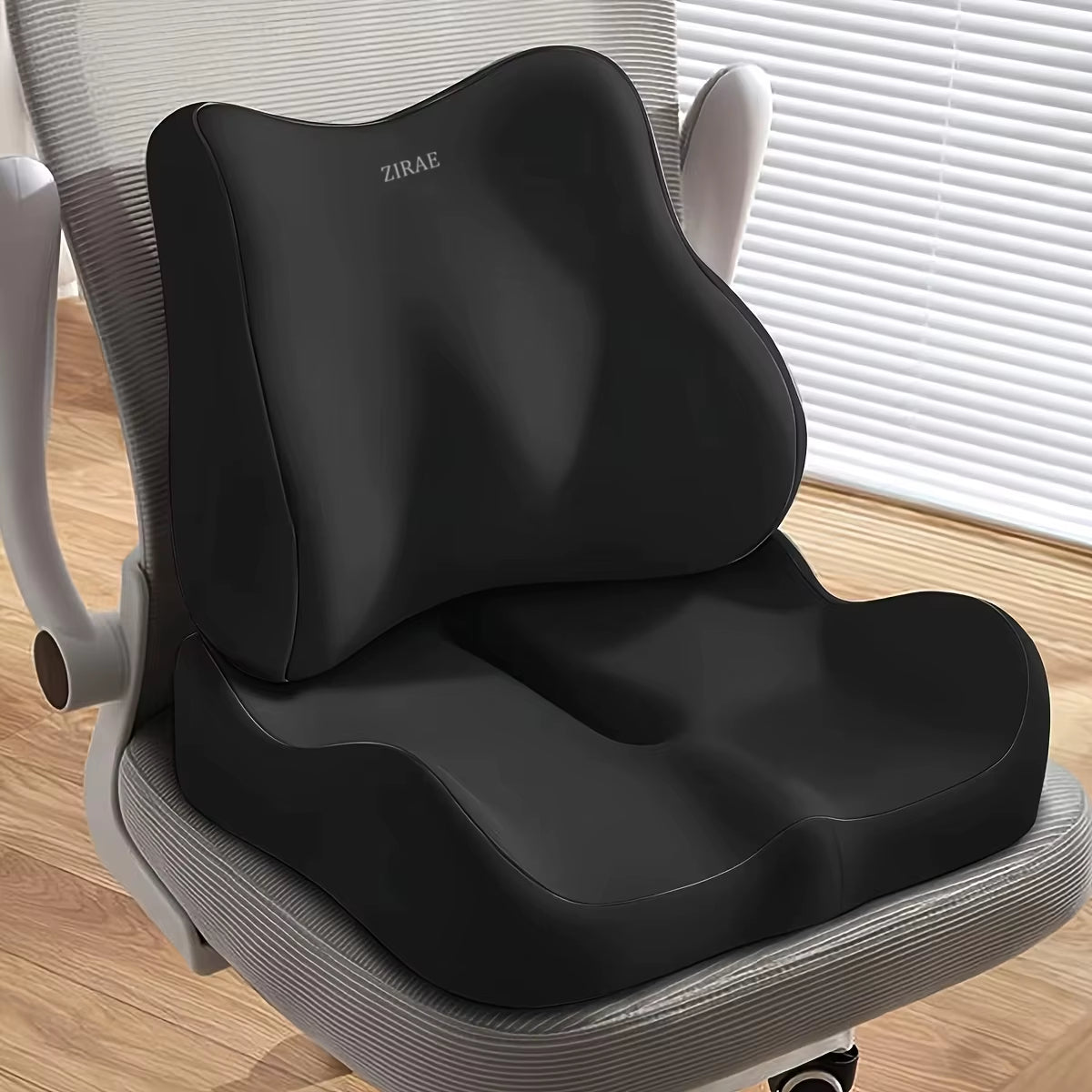 Car Seat Memory Foam Cushion Lumbar Support