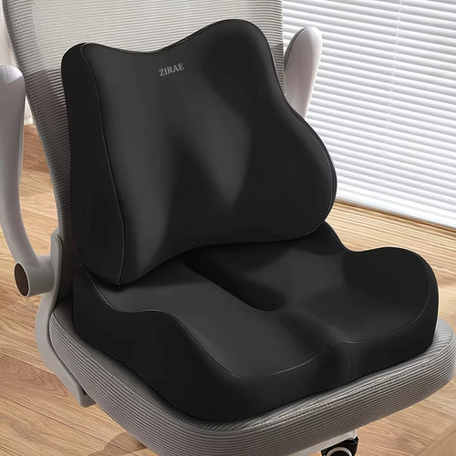 Car Seat Memory Foam Cushion Lumbar Support