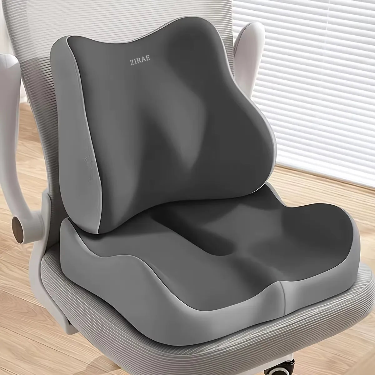 Car Seat Memory Foam Cushion Lumbar Support